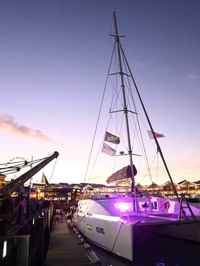 1 Hour - Mirage Catamaran, private yacht charter Cape Town