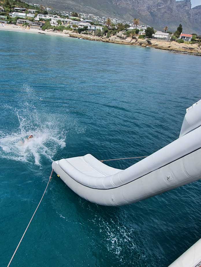 1 Hour - Mirage Catamaran, private yacht charter Cape Town