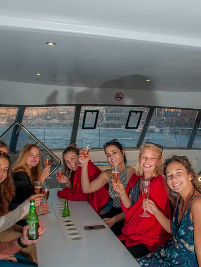 4 hour - Enigma Catamaran, private yacht charter Cape Town