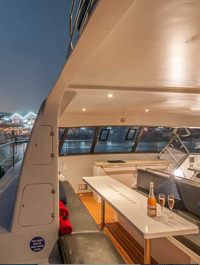 4 hour - Enigma Catamaran, private yacht charter Cape Town