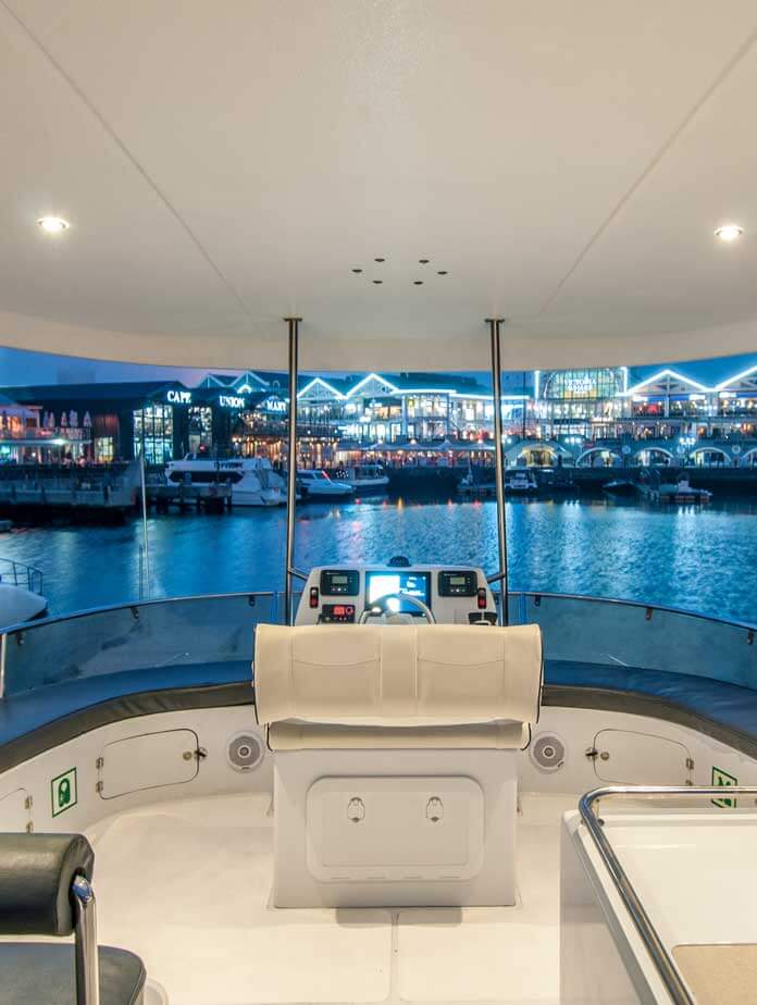 4 hour - Enigma Catamaran, private yacht charter Cape Town