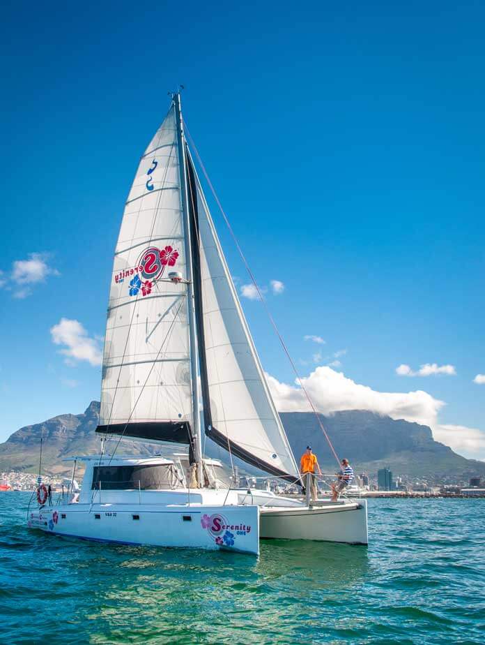 2 Hour - Serenity One, private yacht charter Cape Town