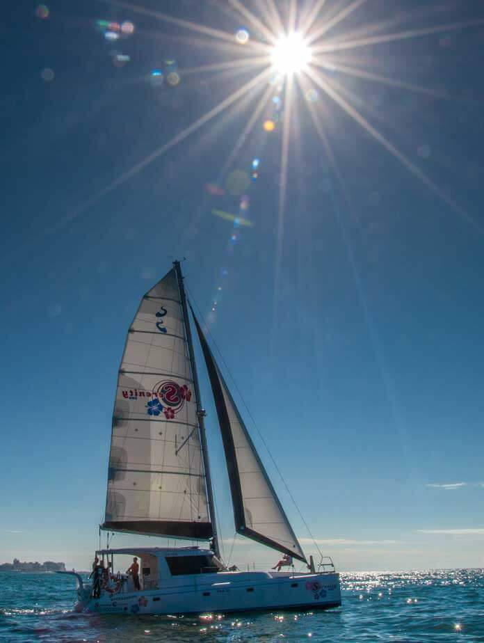 2 Hour - Serenity One, private yacht charter Cape Town